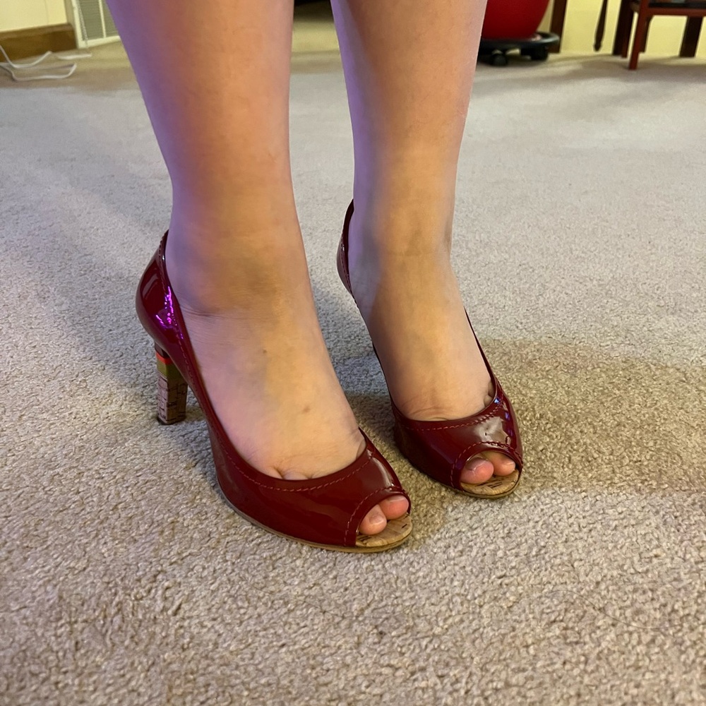 Celine Pumps Patent Leather in Red color - Picture 13 of 16